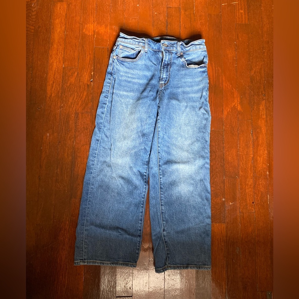 Quince Wide Leg Crop Jeans